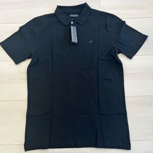 NEW Banana Republic pique polo black shirt tall size large